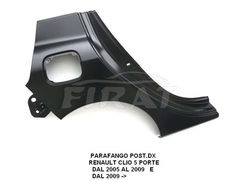 PARAFANGO RENAULT CLIO 5P 05 -> POST.DX